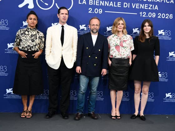 IPA88356224 - Venice, 83rd Venice International Film Festival 2026 Day 9 Photocall for *UN PEU AVANT MINUIT* (*ONE MINUTE TO MIDNIGHT*). Pictured: Nicolas Pariser, Clara Pacini, Golshifteh LÃ onie, Simaga Poupaud  Copyright: xAlbertoxTerenghi PoolxPhotoxEvenx xPoolxPhotoxEventsx08x IPA88356224