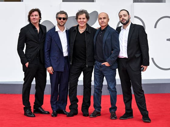 IPA88356645 - Venice, 83rd Venice International Film Festival 2026 - Night 9. Red Carpet for the film Be Brave. Pictured are Roberto Beragnoli, Lorenzo Mieli, Renzo Rosso, Francesco Carrozzini, and Marco Pianigiani  Copyright: xSimonexComix xPoolxPhotoxEventsx08x IPA88356645