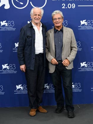 IPA88358108 - Venice, 83rd Venice International Film Festival 2026 - Day 9 - SCHERZETTO photocall. Pictured: Toni Servillo, Mario Martone  Copyright: xAlbertoxTerenghi PoolxPhotoxEvenx xPoolxPhotoxEventsx08x IPA88358108