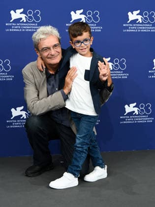 IPA88357494 - Venice, 83rd Venice International Film Festival 2026 - Day 9 - Photocall for *SCHERZETTO*. Pictured: Mario Martone, Lorenzo Perrotta  Copyright: xAlbertoxTerenghi PoolxPhotoxEvenx xPoolxPhotoxEventsx08x IPA88357494