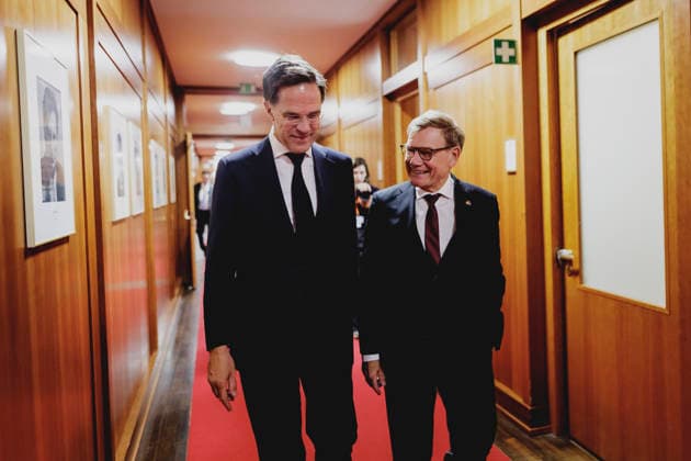 R. L. Johann Wadephul (CDU), Federal Minister of Foreign Affairs, and Mark Rutte, Secretary General of NATO, photographed during a joint meeting in Berlin on September 10, 2026. Photographed on behalf of the Federal Foreign Office, Berlin, Germany Copyright: xFlorianxGaertner AAx
