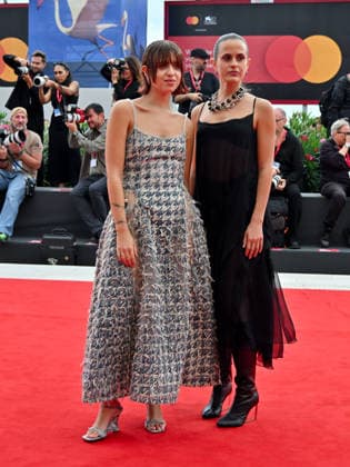 IPA88359842 - Venice, 83rd Venice International Film Festival 2026 - Night 9 - Be Brave red carpet - Pictured: India Rosso, Asia Rosso  Copyright: xManuelexMangiarottix xPoolxPhotoxEventsx08x IPA88359842