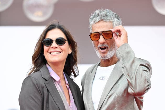 September 10, 2026, Venice, Rome, Italy: Susanna Biondo and Rosario Fiorello on the red carpet for the film Be Brave, at the 83rd Venice Film Festival. Venice, September 10, 2026 Venice Italy  - ZUMAa289 20260910_zia_a289_185 Copyright: xMlax xAgfx