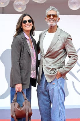 September 10, 2026, Venice, Rome, Italy: Susanna Biondo and Rosario Fiorello on the red carpet for the film Be Brave, at the 83rd Venice Film Festival. Venice, September 10, 2026 Venice Italy  - ZUMAa289 20260910_zia_a289_191 Copyright: xMlax xAgfx
