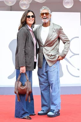 September 10, 2026, Venice, Rome, Italy: Susanna Biondo and Rosario Fiorello on the red carpet for the film Be Brave, at the 83rd Venice Film Festival. Venice, September 10, 2026 Venice Italy  - ZUMAa289 20260910_zia_a289_192 Copyright: xMlax xAgfx