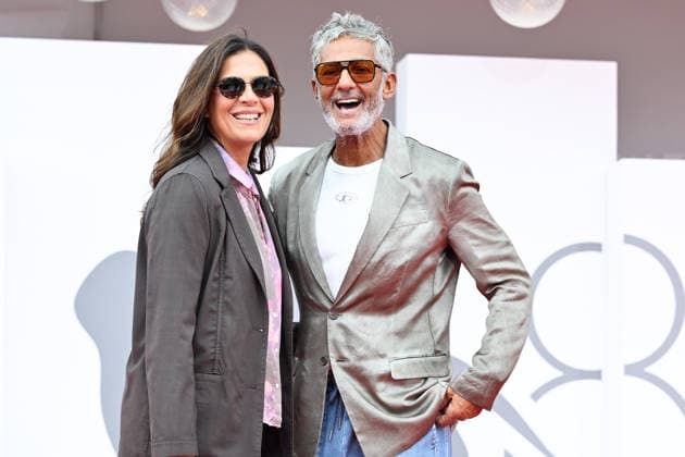 September 10, 2026, Venice, Rome, Italy: Susanna Biondo and Rosario Fiorello on the red carpet for the film Be Brave, at the 83rd Venice Film Festival. Venice, September 10, 2026 Venice Italy  - ZUMAa289 20260910_zia_a289_193 Copyright: xMlax xAgfx