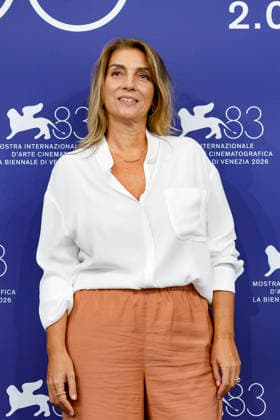 September 10, 2026, Venice, ITALY: Italian screenwriter Ippolita di Majo poses for the photocall of ˜Scherzetto during the 83rd Venice Film Festival in Venice, Italy, 10 September 2026. The movie is presented out of competition at the festival running from 02 to 12 September 2026. ANSA FABIO FRUSTACI. Venice ITALY  - ZUMAa110 20260910_zaf_a110_028 Copyright: xFabioxFrustacix