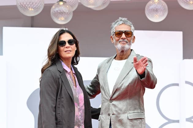 September 10, 2026, Venice, Rome, Italy: Susanna Biondo and Rosario Fiorello on the red carpet for the film Be Brave, at the 83rd Venice Film Festival. Venice, September 10, 2026 Venice Italy  - ZUMAa289 20260910_zia_a289_196 Copyright: xMlax xAgfx
