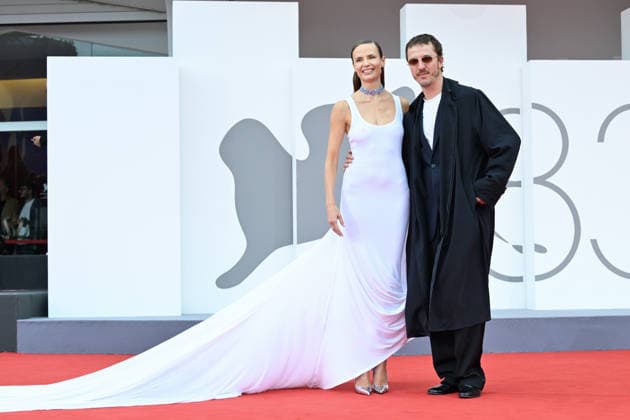 September 10, 2026, Venice, Rome, Italy: Natasha Poly and Glenn Martens on the red carpet for Be Brave, the 83rd Venice Film Festival. Venice, September 10, 2026 Venice Italy  - ZUMAa289 20260910_zia_a289_211 Copyright: xMlax xAgfx