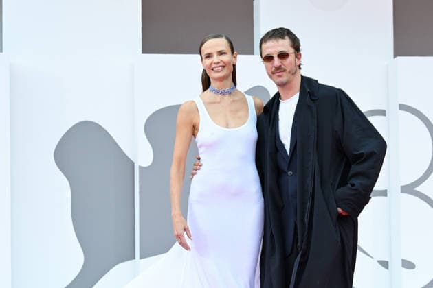 September 10, 2026, Venice, Rome, Italy: Natasha Poly and Glenn Martens on the red carpet for Be Brave, the 83rd Venice Film Festival. Venice, September 10, 2026 Venice Italy  - ZUMAa289 20260910_zia_a289_212 Copyright: xMlax xAgfx