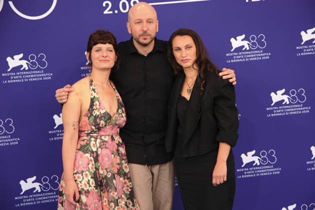 83rd Venice International Film Festival in Venice, Italy - 10 Sep 2026. Agnieszka Skalska, Director Grzegorz D?bowski and Monika Sabina Kwiatkowska attend the photocall of the film Cudze Rzeczy (What Belongs to Others) during the 83rd Venice International Film Festival. Venice Italy Copyright: xMarcoxBaradax xSOPAxImagesx MBA_1765