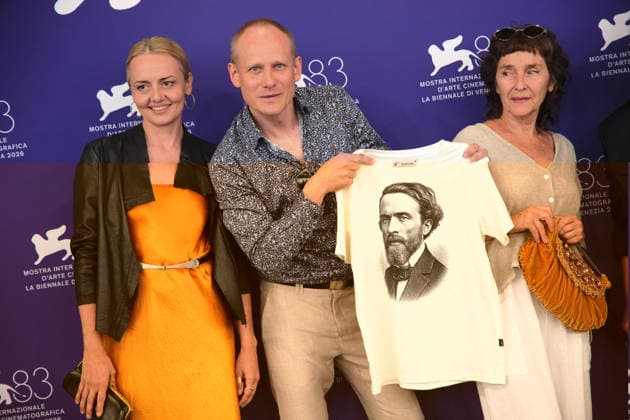 September 10, 2026, Venice, Italy: Martyna Rozwadowska, Robert Mania and Ewa Paj?k attend the photocall of the film Cudze Rzeczy (What Belongs to Others) during the 83rd Venice International Film Festival. Venice Italy - ZUMAs197 20260910_aaa_s197_183 Copyright: xMarcoxBaradax