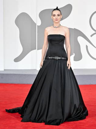 IPA88365442 - Venice, 83rd Venice International Film Festival 2026 - Night 9. Red carpet for the film *UN PEU AVANT MINUIT*. Pictured: Andreea Cristea  Copyright: xSimonexComix xPoolxPhotoxEventsx08x IPA88365442