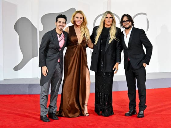IPA88366000 - Venice, 83rd Venice International Film Festival 2026 - Night 9. Red Carpet for the film *UN PEU AVANT MINUIT* - Pictured: Fabrizio Biggio, Karla Sofia Gascon, Tiziana Rocca, Joaquin Cortes  Copyright: xManuelexMangiarottix xPoolxPhotoxEventsx08x IPA88366000