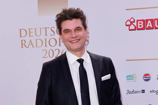 Lutz van der Horst at the Deutscher Radiopreis ceremony on September 10, 2026, at the Musical Theater an der Elbe in Hamburg. Lutz van der Horst arrives for the annual German Radio Awards (Deutscher Radiopreis) ceremony on September 10, 2026 at the Musical Theater an der Elbe in Hamburg, Germany. German Radio Awards ceremony in Hamburg