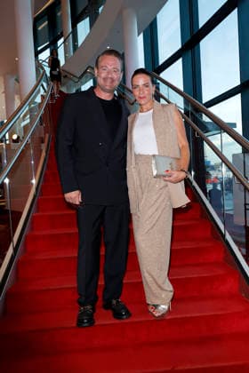 Sasha and his wife Julia Roentgen at the German Radio Awards (Deutscher Radiopreis) ceremony on September 10, 2026, at the Musical Theater an der Elbe in Hamburg. Sasha and his wife Julia Roentgen arrive for the annual German Radio Awards (Deutscher Radiopreis) ceremony on September 10, 2026 at the Musical Theater an der Elbe in Hamburg, Germany. German Radio Awards ceremony in