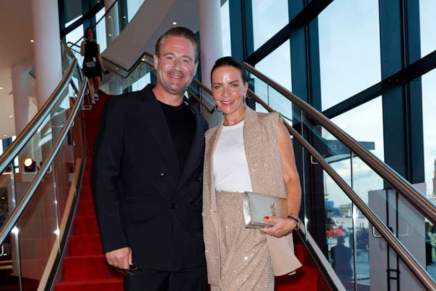 Sasha and his wife Julia Roentgen at the German Radio Awards (Deutscher Radiopreis) ceremony on September 10, 2026, at the Musical Theater an der Elbe in Hamburg. Sasha and his wife Julia Roentgen arrive for the annual German Radio Awards (Deutscher Radiopreis) ceremony on September 10, 2026 at the Musical Theater an der Elbe in Hamburg, Germany. German Radio Awards ceremony in