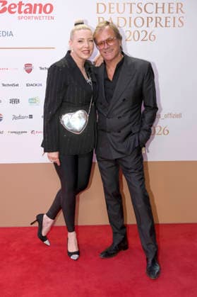 Sabrina Winter and Steve Norman of Spandau Ballet at the 17th German Radio Awards ceremony in 2026 at the Stage Theater an der Elbe in Hamburg, September 10, 2026 Foto:xC.xNiehausx xFuturexImagex radiopreis_6768