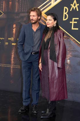 Andreas Pietschmann and Jasmin Tabatabai at the world premiere of the fifth and final season of the TV series *Babylon Berlin* at the Zoo Palast in Berlin, September 10, 2026 Foto:xC.xBehringx xFuturexImagex babylon_berlin_6912