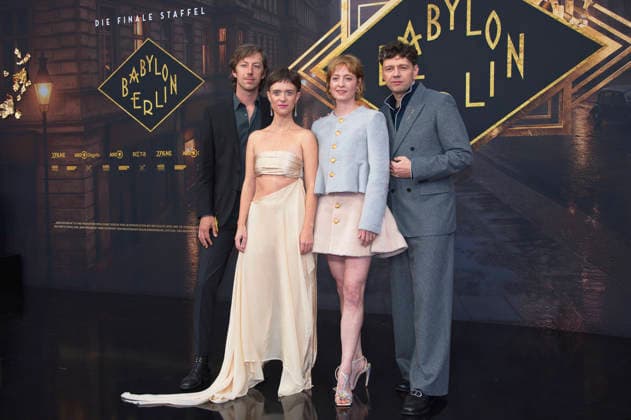Max Mauff, Liv Lisa Fries, Leonie Benesch, and Christian Friedel at the world premiere of the fifth and final season of the TV series *Babylon Berlin* at the Zoo Palast in Berlin, September 10, 2026 Foto:xC.xBehringx xFuturexImagex babylon_berlin_6951
