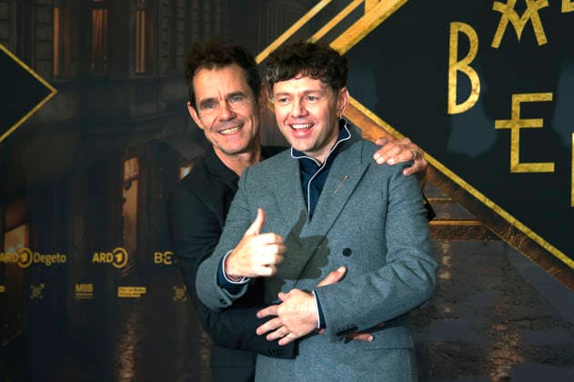 Tom Tykwer and Christian Friedel at the world premiere of the fifth and final season of the TV series Babylon Berlin at the Zoo Palast in Berlin, September 10, 2026 Foto:xC.xBehringx xFuturexImagex babylon_berlin_6992