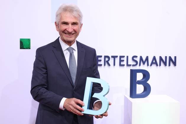 Bertelsmann Party 2026: Prof. Dr. Andreas Pinkwart on the red carpet at the Bertelsmann Party 2026, Bertelsmann Berlin Office, September 10, 2026 Copyright: xEventpress Kratschx