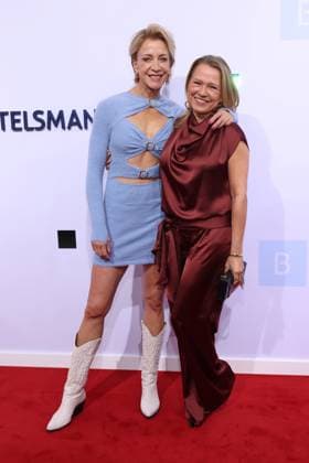 Bertelsmann Party 2026: Annika Ernst, Nova Meierhenrich on the red carpet at the Bertelsmann Party 2026, Bertelsmann Berlin Office, September 10, 2026 Copyright: xEventpress Kratschx