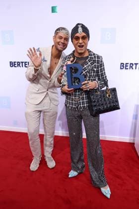 Bertelsmann Party 2026 Marcell Damaschke, Julian F. M. Stoeckel Red carpet at the Bertelsmann Party 2026, Bertelsmann Berlin Office, Berlin, September 10, 2026 Copyright: xEventpress Kratschx