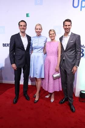 Bertelsmann Party 2026: Thomas Coesfeld, Julia Coesfeld, Marie Josefien Coesfeld, Carsten Coesfeld; Red Carpet at the Bertelsmann Party 2026, Bertelsmann Berlin Office, September 10, 2026 Copyright: xEventpress Kratschx
