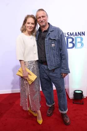 Bertelsmann Party 2026: Tessa Mittelstaedt, Matthias Komm on the red carpet at the Bertelsmann Party 2026, Bertelsmann Berlin Office, September 10, 2026 Copyright: xEventpress Kratschx
