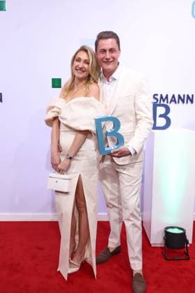 Bertelsmann Party 2026: Lisa and Henry Walser on the red carpet at the Bertelsmann Party 2026, Bertelsmann Berlin Office, September 10, 2026 Copyright: xEventpress Kratschx