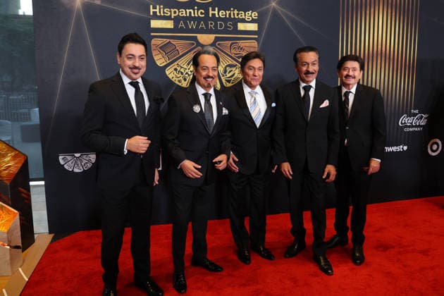 Members of the Mexican band Los Tigres del Norte pose on the red carpet at the 39th Hispanic Heritage Awards at Orchestra Hall in Minneapolis, United States, 10 September 2026. Hispanic Heritage Awards Red Carpet in Minneapolis !ACHTUNG: NUR REDAKTIONELLE NUTZUNG!  Copyright: xAdamxBettcherx AME6367 20260911-55021365402_1