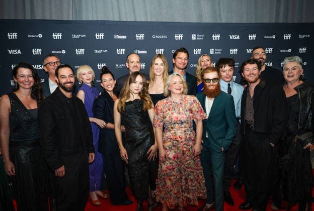 September 10, 2026, Toronto, On, Canada: Members of the production and cast of Below are pictured on the red carpet at the Toronto International Film Festival in Toronto, on Thursday, Sept. 10, 2026. Toronto Canada  - ZUMAc35_ 20260910_zaf_c35_207 Copyright: xLauraxProctorx