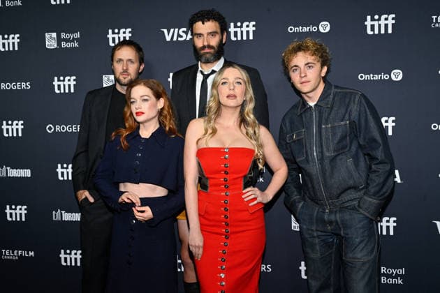 TIFF Toronto Screening River Joshua Giuliano, Dane DiLiegro, Max Mattern, Jane Levy, Jessica Rothe attending the screening of the movie River ahead of Toronto International Film Festival (TIFF) in Toronto, Canada on September 10, 2026. Photo by Julien Reynaud APS-Medias ABACAPRESS.COM Toronto Canada  Copyright: xReynaudxJulien APS-Medias ABACAx