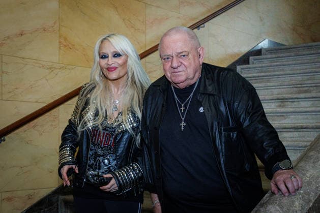 September 10, 2026, Wuppertal Doro Pesch and Udo Dirkschneider on the sidelines of a press conference announcing the newly established Udo Dirkschneider Music Award (UDMA), Wuppertal, Historische Stadthalle, North Rhine-Westphalia, Germany