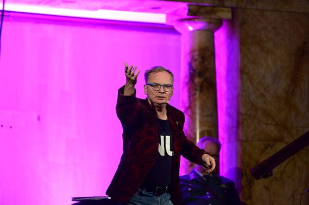 Uwe Steimle with his show *Nu Keen Getue, keen Gemache* at the historic Art Nouveau department store in Görlitz, September 10, 2026 Copyright: xMatthiasxWehnertx