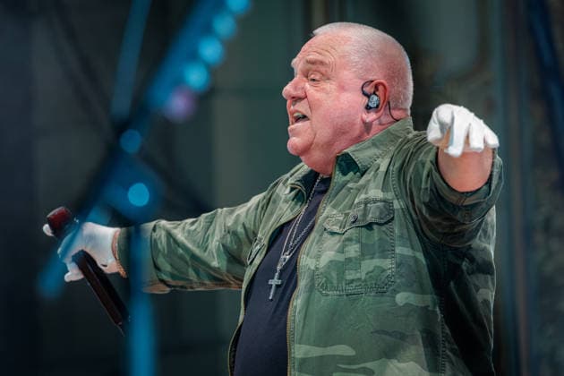 September 10, 2026, Wuppertal: Udo Dirkschneider and his band perform to a sold-out crowd at the historic Stadthalle in Wuppertal, North Rhine-Westphalia, Germany