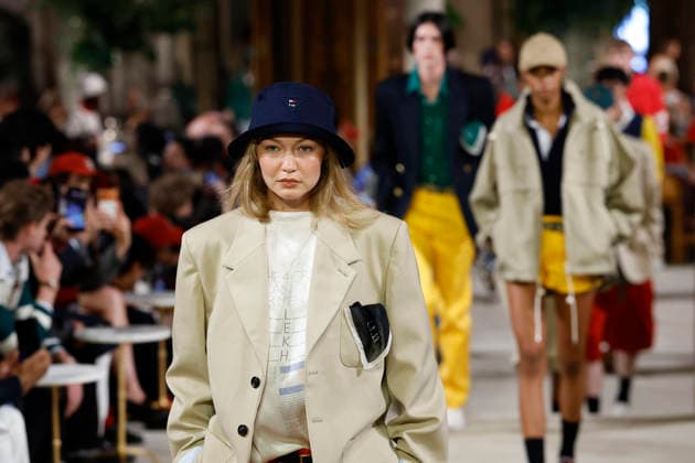Gigi Hadid at TOMMY HILFIGER Spring Summer 2027 runway during New York Fashion Week on September 2026 - New York, USA 10 09 2026 Gigi Hadid at TOMMY HILFIGER Spring Summer 2027 runway during New York Fashion Week on September 2026 - New York, USA 10 09 2026, Credit:IK ALDAMA dpa Picture Alliance GmbH Avalon Vereinigte Staaten, New York  Copyright: xIKxALDAMAx xdpaxPicturexAlliancexGmbHx xAvalonx 1133251105