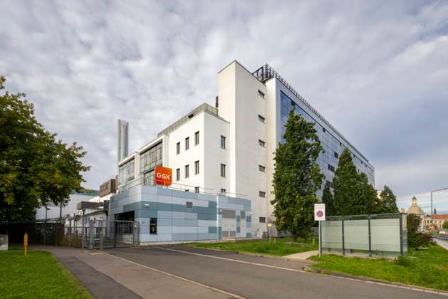 September 11, 2026, Germany, Saxony, Dresden, View of the GlaxoSmithKline Biologicals Dresden GSK serum plant, Zirkusstraße 40, 01069 Dresden