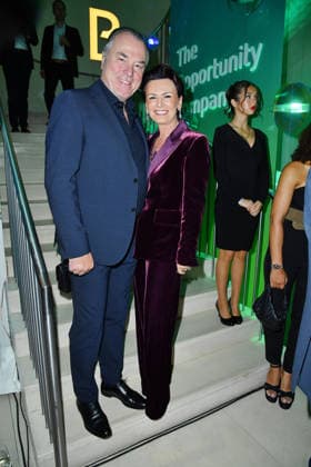 Clemens Tönnies with his wife Margit Tönnies at the 2026 Bertelsmann Party at the Bertelsmann representative office in Berlin on September 10, 2026