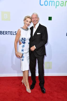 Grit Weiss and Jo Groebel at the 2026 Bertelsmann Party at the Bertelsmann Representative Office in Berlin on September 10, 2026