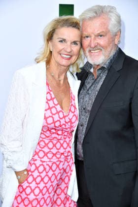 Hera Lind with her husband Engelbert Lainer at the 2026 Bertelsmann Party at the Bertelsmann representative office in Berlin on September 10, 2026