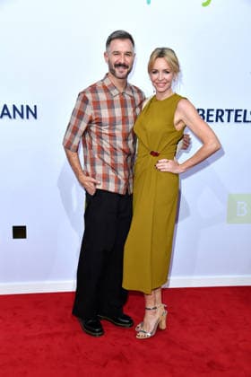 Jochen Schropp and Simone Hanselmann at the Bertelsmann Party 2026 at the Bertelsmann representative office in Berlin on September 10, 2026
