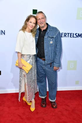 Tessa Mittelstaedt and Matthias Komm at the 2026 Bertelsmann Party at the Bertelsmann representative office in Berlin on September 10, 2026