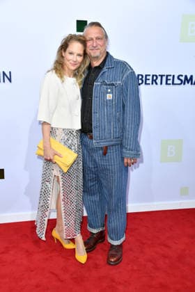 Tessa Mittelstaedt and Matthias Komm at the 2026 Bertelsmann Party at the Bertelsmann representative office in Berlin on September 10, 2026
