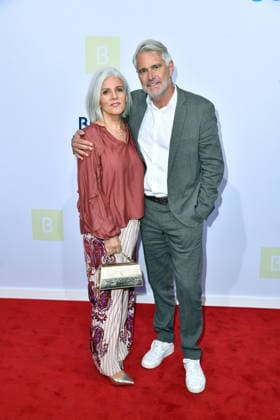 Birgit Schrowange and Frank Spothelfer at the Bertelsmann Party 2026 at the Bertelsmann Representative Office in Berlin on September 10, 2026