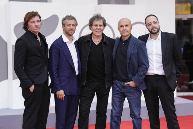 Be Brave Screening at the 83rd Venice International Film Festival. Photo by IPP Daniele Cifala, Venice, September 10, 2026. Be Brave Screening at the 83rd Venice International Film Festival. Pictured: Marco Pianigiani, director Francesco Carrozzini, Renzo