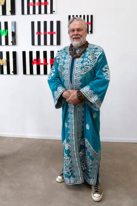 September 10, 2026, Caroline Beil, actress, opening of the All is Now exhibition featuring her own artwork at the Heartspace Kunstraum gallery in Berlin; graphic paintings, with Torsten Münchow, Berlin, Germany