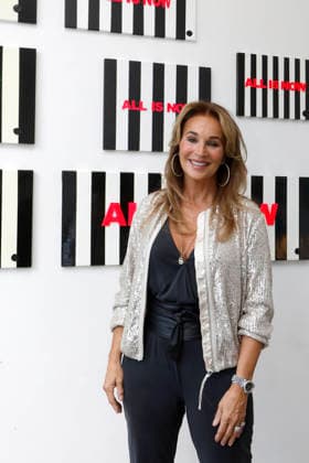 September 10, 2026, Caroline Beil, actress, opening of the All is Now exhibition featuring her own artwork at the Heartspace Kunstraum gallery in Berlin, graphic paintings, Berlin, Germany
