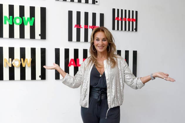 September 10, 2026, Caroline Beil, actress, opening of the All is Now exhibition featuring her own artwork at the Heartspace Kunstraum gallery in Berlin, graphic paintings, Berlin, Germany